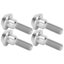 4 Stück Titanlegierung M6X20mm Scheibenbremsbolzen für Fahrräder, leichtgewichtige Ausführung