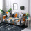 Elastischer, staubdichter Schonbezug für Sofa, 3