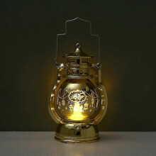 (black) Eid Mubarak Led Lantern Light Ramadan Decoration 2023 Islamic Wind Lights Ornaments For Home Muslim Party Eid Al-fitr Gifts