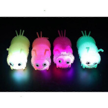 (B) Decompression Soft Rubber Flash Ball Light Glow In The Dark Kids Toy Flash Glowing Toys Led Stars Shine In The Dark Toys Child