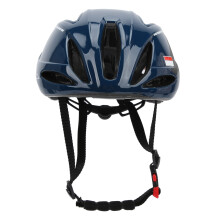 Leichter dunkelblauer Motorradsicherheitshelm, verstellbar, Doppelverschluss, 58-63cm