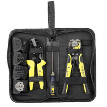(Style 2) Paron 4 In 1 Multifunction Wire Crimper Kit Cutting Crimping Terminal Electrician Repair Tools Set Professiona