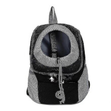 (S, Black) Pet travel bags, sizes S and M, with multiple carrying methods to ensure pet comfort