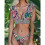 (M, Red) Floral Printed Deep V-neck  Hipster Bikini 3