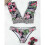 (S, Green) Floral Printed Deep V-neck  Hipster Bikini 4