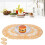 Gold PVC Table Mats 2 Pack with Coasters for Dining Table & Wedding Decor 1