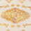 Gold PVC Table Mats 2 Pack with Coasters for Dining Table & Wedding Decor 11