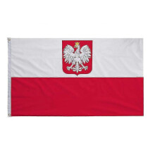 (2) Polska Eagle Poland National Flag 90x150cm Polyester Waterproof White Red Polish Coat Of Arms National Banner For Decoration
