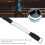 Reflective LED Armband Light for Night Running - White & Rechargeable 12