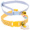 2Stück Dekoratives Katzenhalsband Mit Glocken-Design 2