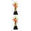 2Stück Trophy Golden Award Cup Metall 4