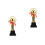 2Stück Trophy Golden Award Cup Metall 3