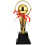 2Stück Trophy Golden Award Cup Metall 9