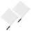 Bright White 2Pcs Linesman Flags | Stainless Steel | Comfortable Grip 9