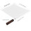 Bright White 2Pcs Linesman Flags | Stainless Steel | Comfortable Grip 12