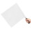 Bright White 2Pcs Linesman Flags | Stainless Steel | Comfortable Grip 10