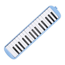 32-Key Black & White ABS Melodica for Beginners, 42.5cm Playing Instrument