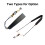 Adjustable Soft Leather Saxophone Neck Strap, Padded, Black 5