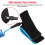PU Spring Rope Kids Anti-Lost Harness with Secure Coded Lock System 13