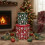 2 Round Christmas Nesting Storage Tins Festive Santa Stackable Cookie Biscuit Boxes 7