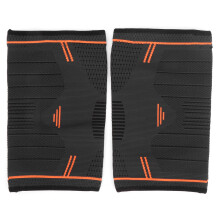 Outdoor Orange AntiSlip Sports Kneepad Fitness Knee Brace, Knitted Sleeve