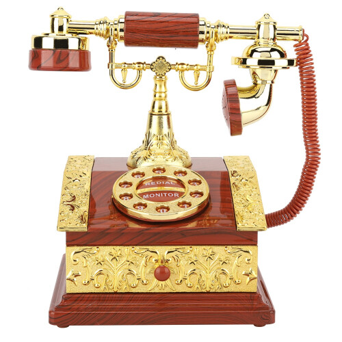 Retro-Stil-Telefonschnur mit Melodiekästchen, Schmuckdisplay 母箱 1