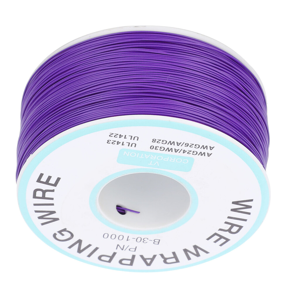 Tinned Copper Wire Circuit Board Flying Wire 0.25Mm Purple 8141359446476