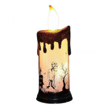 (Skeleton) Halloween LED Candle Lamp Electronic Candle Lights Ornaments Festival Bar Home Party Art Decor