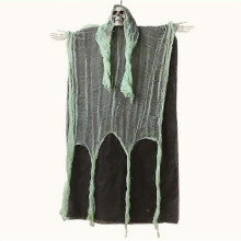 (Green) Halloween Horror Hanging Skull Ghost Ornament Scary Skeleton Pendant Party Decor