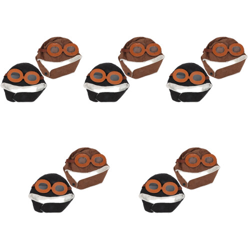 10 Kinder Pilotenmützen Winter Kopfbedeckung 2