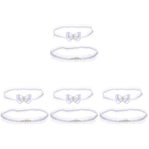 8 Strumpfbänder Beinschmuck 1