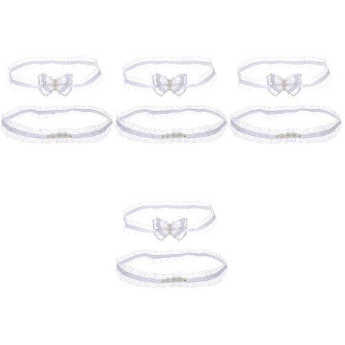 8 Strumpfbänder Beinschmuck 2