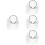 4 Mesh Haarband Sluier Bruiloft Haarversiering 8