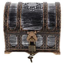 Vintage Hasp Box Decoratieve Retro Schatkist Voor Thuis