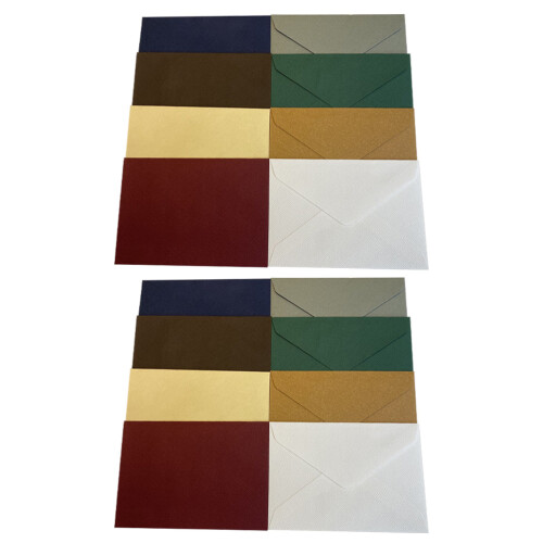 64 Vintage Bruiloft Enveloppen Multifunctioneel Gemengde Kleuren