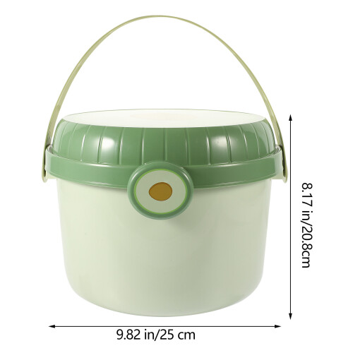 Toy Draagemmer Rond Groen PP 1 Stuk 1