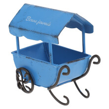 3Stück Dekorative Blech Trolley Modell Retro
