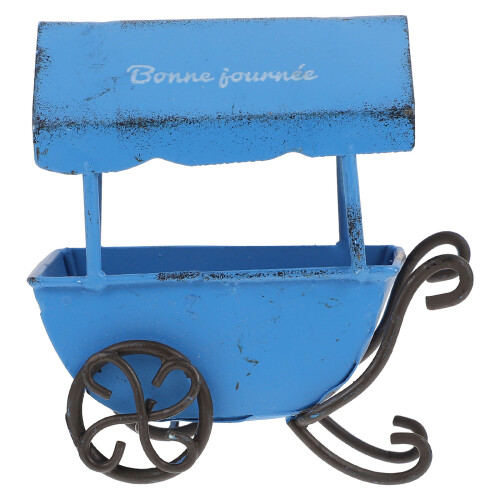 3Stück Dekorative Blech Trolley Modell Retro 1