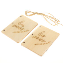 4 /2 Sets Gelübdebücher Holz Kraftpapier Für Hochzeit Verlobung