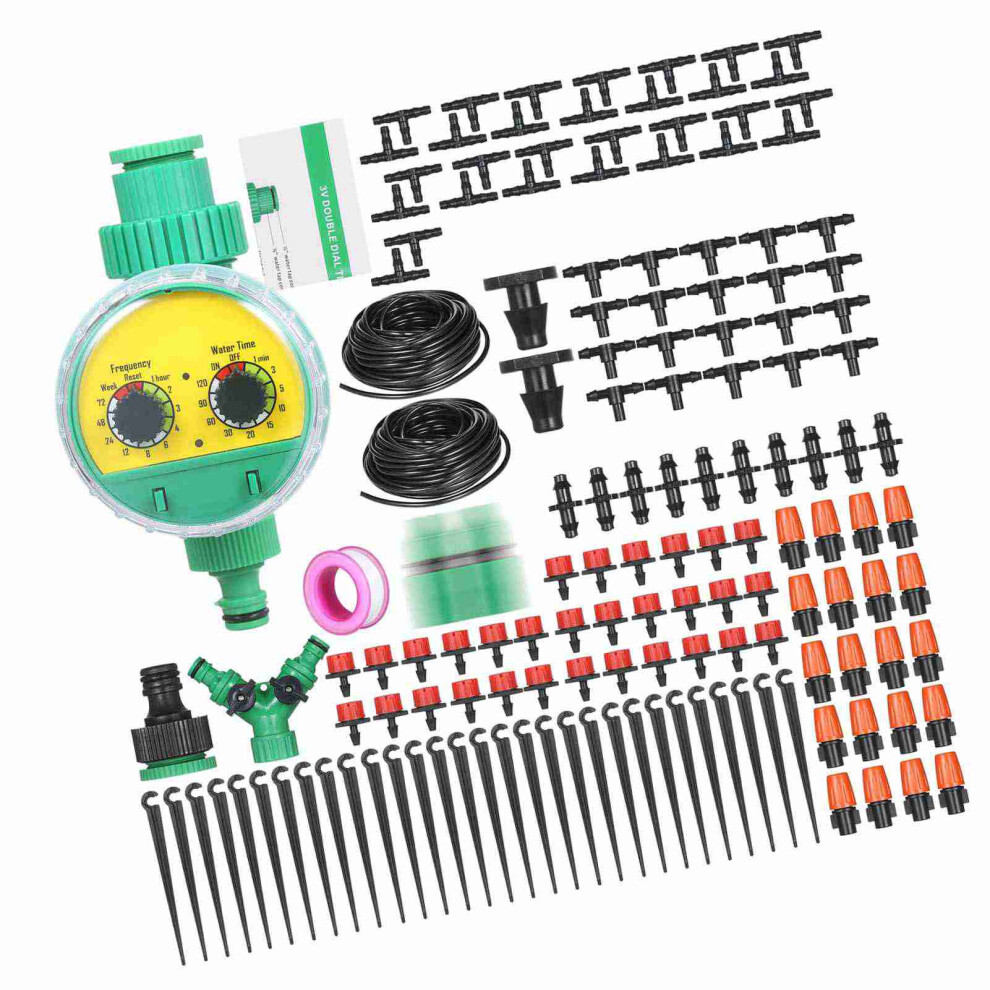 Garden Irrigation Drip Kit 30 Meters With Electronic Timer Misters & Nozzles 4181359449125