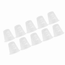 10 Stück Hydroponische Plastikpflanzkübel für Garten & Balkon, langlebig, sicher, weiß