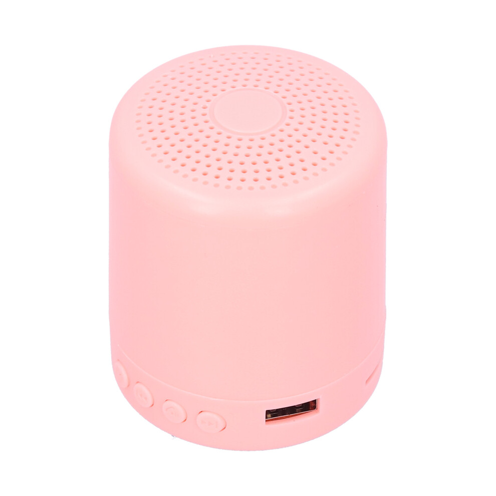 Wireless Bluetooth Mini Speaker 3W Usb Memory Card Fm Aux Pink 3421359450693