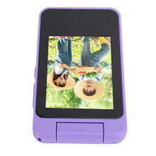 Kinder-1080P-Video-Kamera mit 48MP Touchscreen, Lila, 2,8" IPS