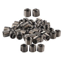 50Pcs Thread Inserts M10x1.25 Stainless Steel Male Female Fasteners Repair Kit