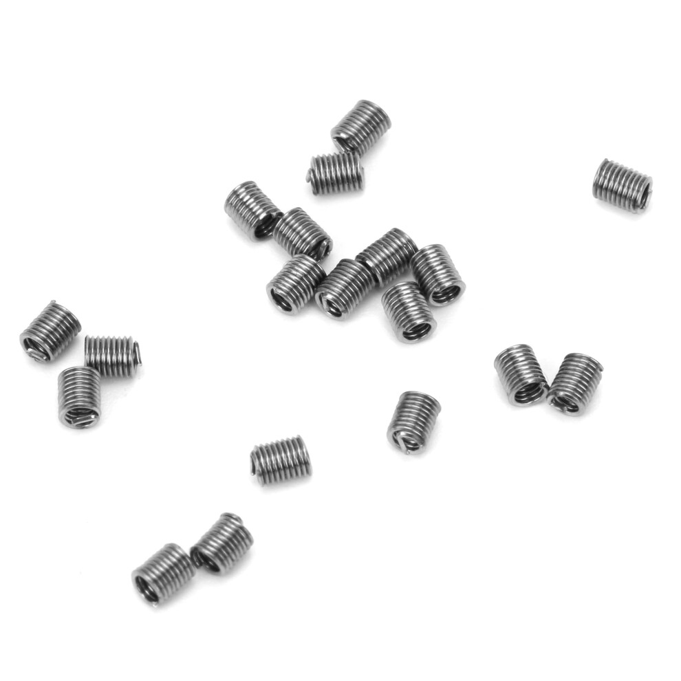 Threaded Repair Sleeve M1.6 X 0.353D Wire Thread Insert 50Pcs Durable Metal 8451359451548
