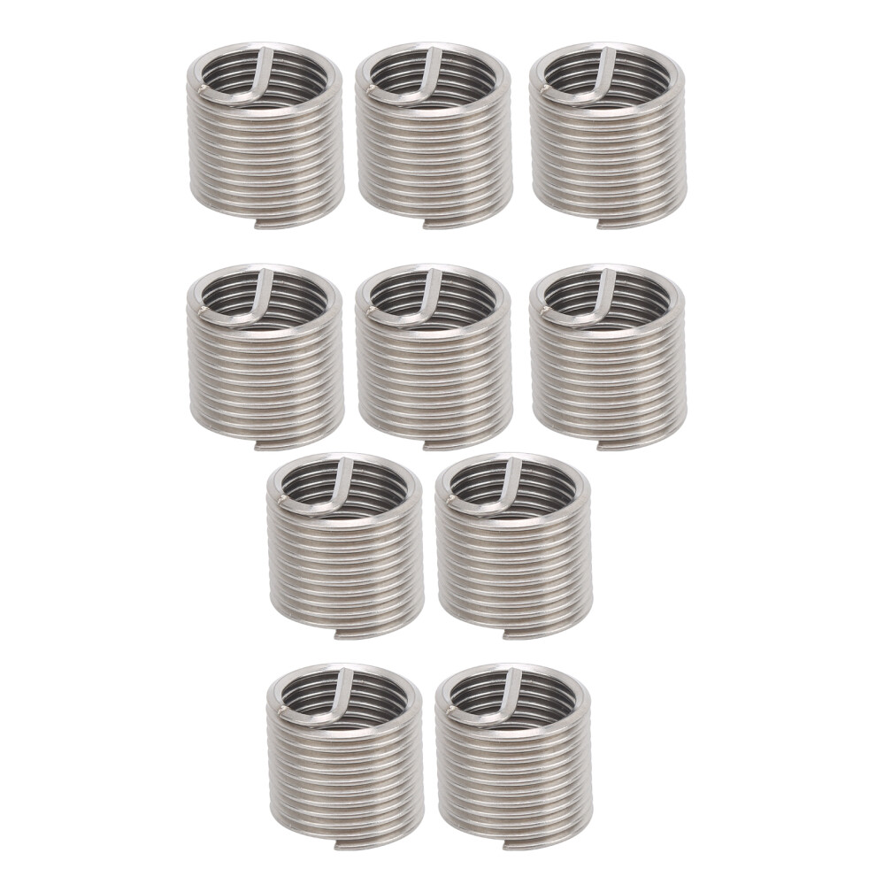 10Pcs M18 X 21.5D Steel Thread Repair Inserts For Metal & Plastic 7611359451653