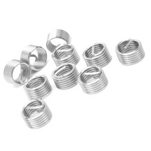 10Pcs Stainless Steel Thread Inserts M16x2 Repair Nut Reducing Tool