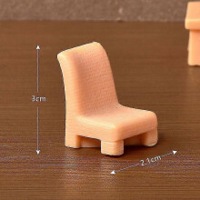 (Chair) Cute Resin Cats Ornament Kitten Figurine Animal Model Micro Landscape Home Decor Miniature Fairy Garden Decoration Gift