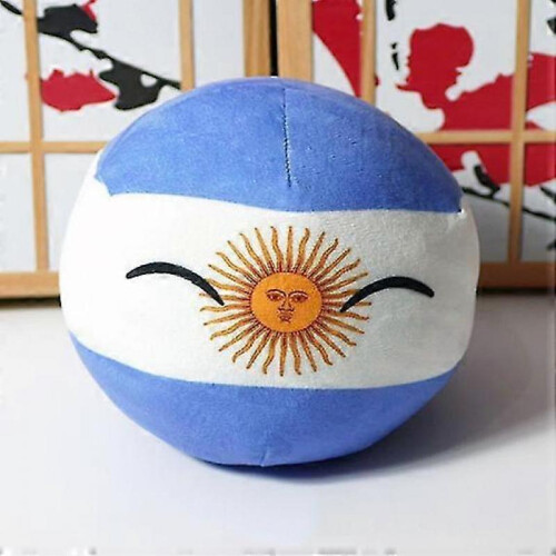 (9cm)Polandball Plush Doll Ball Model Toy Pillow Argentina