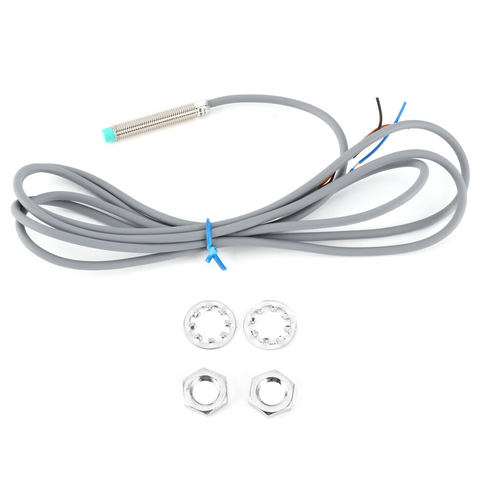 3-Wire Cylindrical Proximity Sensor Bem08-02-Pb, 2Mm Detection, 10-30V Dc 8751359453055